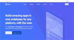 Desktop Screenshot of ionicframework.com